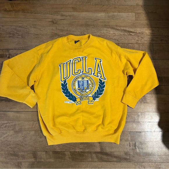 Vintage UCLA College Oversized Crewneck Sweatshirt 80s - Picture 1 of 5